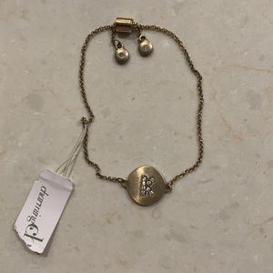Gold Letter K Bracelet